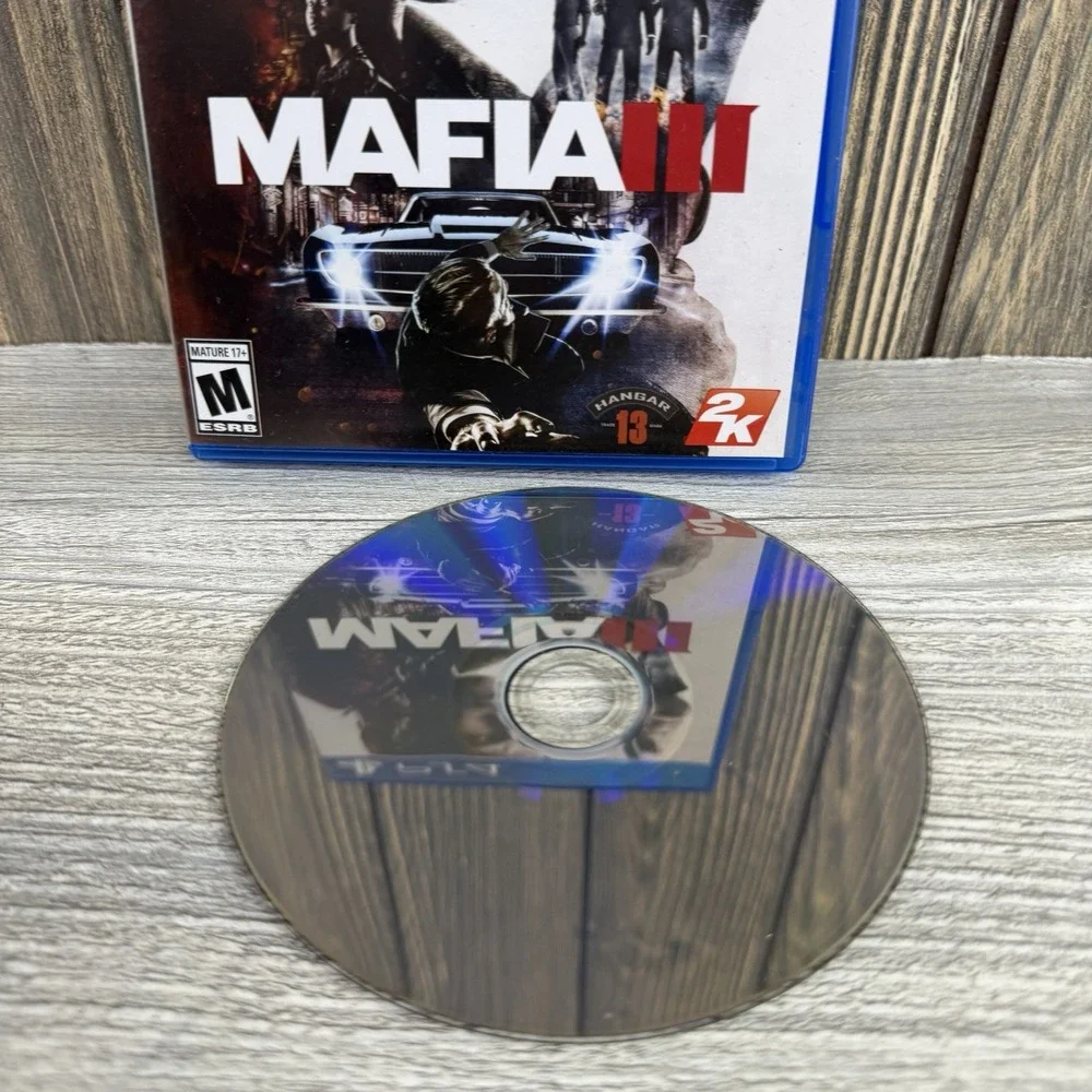Sony PlayStation PS4 Mafia III Hangar 13 2K Video Game Tested Working